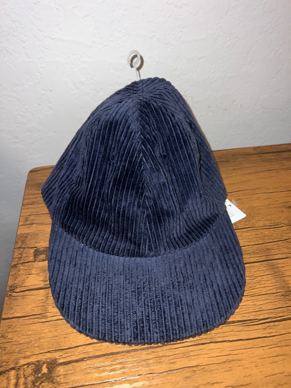 NWT Urban Outfitters Navy Blue Corduroy Ball Cap One Size Unisex Adult